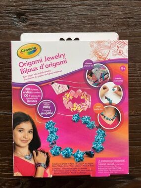 Crayola Origami Jewelry Kit - Pink & Teal Floral